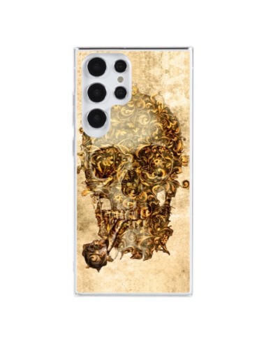 Coque Samsung Galaxy S23 Ultra 5G Lord Skull Seigneur Tête de Mort Crane - Maximilian San