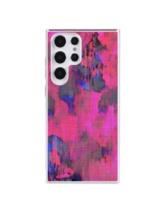 Coque Samsung Galaxy S23 Ultra 5G Fleurs Rose Lysergic...