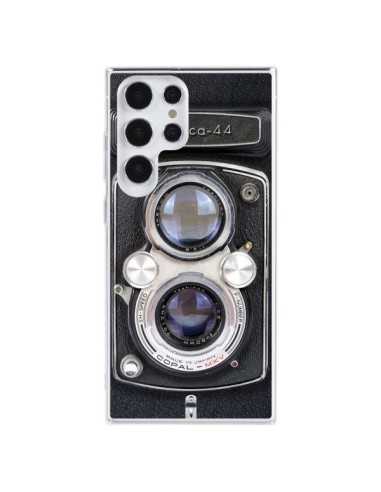 Cover Samsung Galaxy S23 Ultra 5G Vintage Camera Yashica 44 Fotografia - Maximilian San