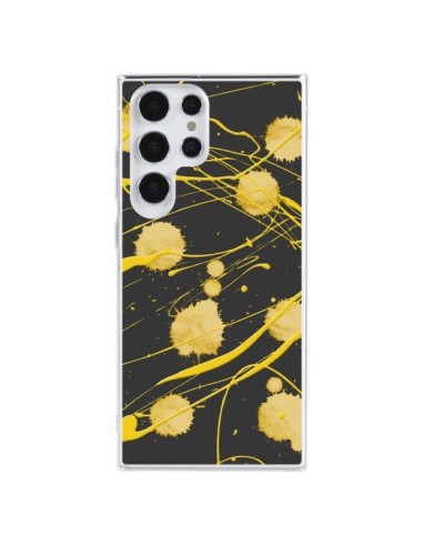 Cover Samsung Galaxy S23 Ultra 5G Gold Splash Pittura Art - Maximilian San