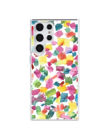 Coque Samsung Galaxy S23 Ultra 5G Abstract Spring Colorful - Ninola Design
