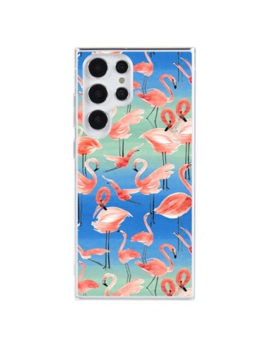 Coque Samsung Galaxy S23 Ultra 5G Flamingo Pink - Ninola Design