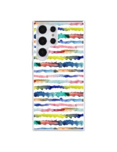 Cover Samsung Galaxy S23 Ultra 5G Gingham Vichy Giallo -...