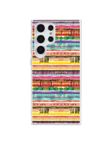 Cover Samsung Galaxy S23 Ultra 5G Ink Dust Blu - Ninola Design