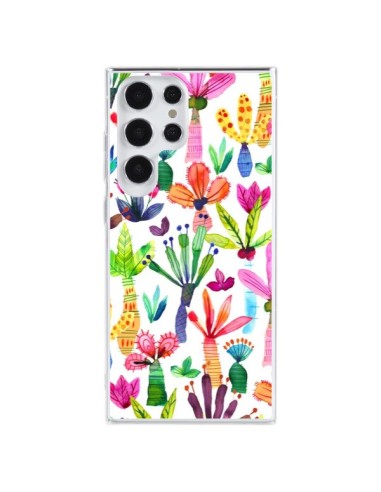 Coque Samsung Galaxy S23 Ultra 5G Overlapped Watercolor Dots - Ninola Design