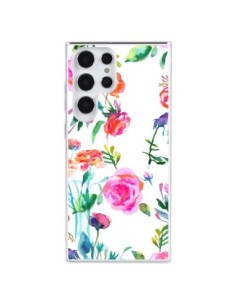 Cover Samsung Galaxy S23 Ultra 5G Pioggia Nuvole Blu -...