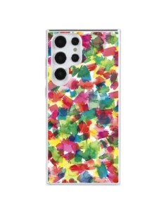 Samsung Galaxy S23 Ultra 5G Case Speckled WaterColor Blue...