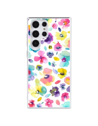 Samsung Galaxy S23 Ultra 5G Case Flowers Colorful Painting - Ninola Design