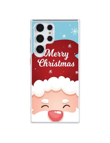 Coque Samsung Galaxy S23 Ultra 5G Bonnet du Père Noël Merry Christmas - Nico