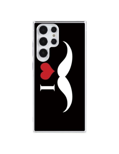 Coque Samsung Galaxy S23 Ultra 5G I Love Moustache - Nico