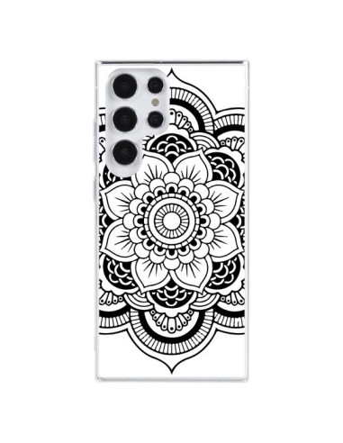 Coque Samsung Galaxy S23 Ultra 5G Mandala Noir Azteque - Nico