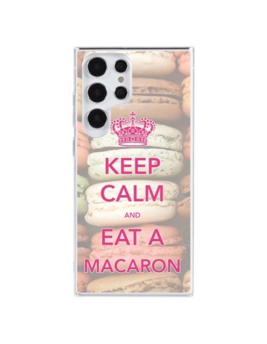 Coque Samsung Galaxy S23 Ultra 5G Keep Calm and Eat A Macaron - Nico