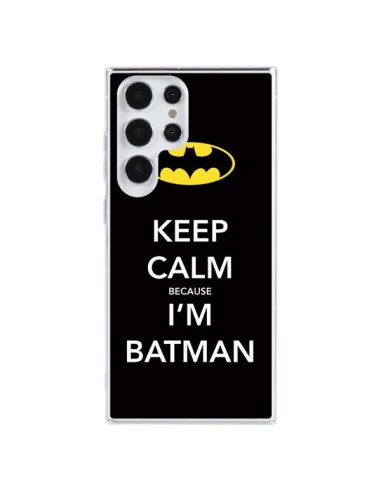 Coque Samsung Galaxy S23 Ultra 5G Keep Calm because I'm Batman - Nico