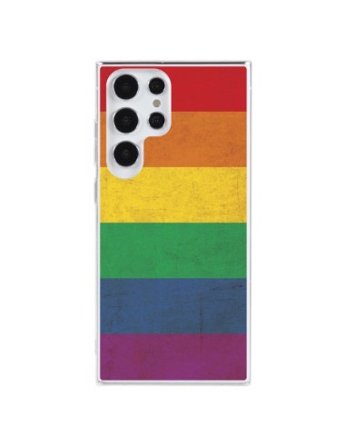 Coque Samsung Galaxy S23 Ultra 5G Drapeau Arc En Ciel Gay - Nico