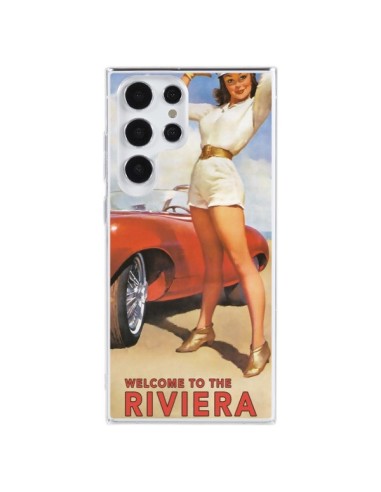 Coque Samsung Galaxy S23 Ultra 5G Welcome to the Riviera Vintage Pin Up - Nico