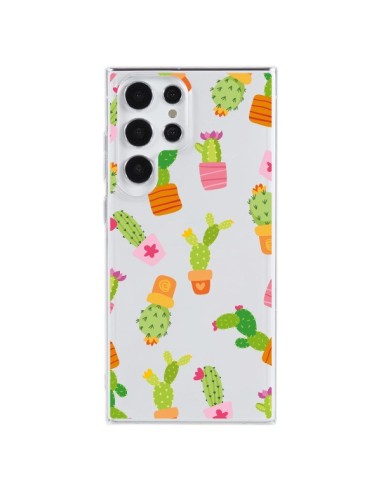 Coque Samsung Galaxy S23 Ultra 5G Cactus Méli Mélo Transparente - Nico