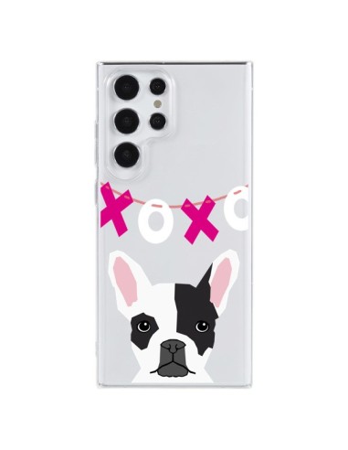 Samsung Galaxy S23 Ultra 5G Case Bulldog XoXo Dog Clear - Pet Friendly