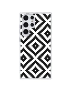 Cover Samsung Galaxy S23 Ultra 5G Diamanti Motivi Bianco...