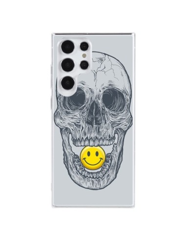 Coque Samsung Galaxy S23 Ultra 5G Smiley Face Tête de Mort - Rachel Caldwell