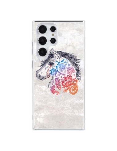 Coque Samsung Galaxy S23 Ultra 5G Licorne Muticolore - Rachel Caldwell