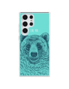 Cover Samsung Galaxy S23 Ultra 5G Orso I like You -...