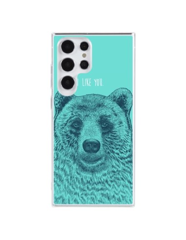 Coque Samsung Galaxy S23 Ultra 5G Bear Ours I like You - Rachel Caldwell