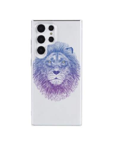 Coque Samsung Galaxy S23 Ultra 5G Lion Animal Transparente - Rachel Caldwell
