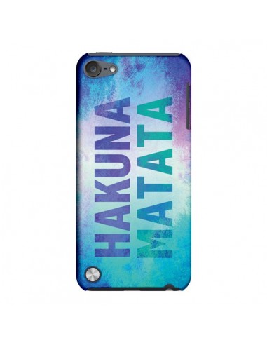 Coque Hakuna Matata Roi Lion Bleu pour iPod Touch 5 - Mary Nesrala