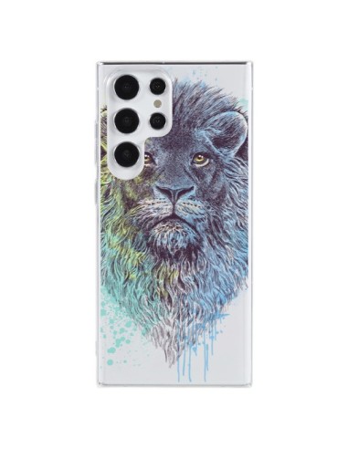 Coque Samsung Galaxy S23 Ultra 5G Roi Lion King Transparente - Rachel Caldwell