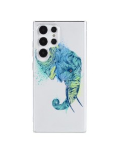 Cover Samsung Galaxy S23 Ultra 5G Elefante Trasparente -...