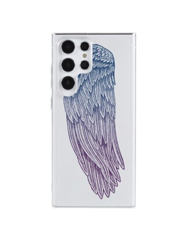 Cover Samsung Galaxy S23 Ultra 5G Ali d'Angelo Trasparente - Rachel Caldwell