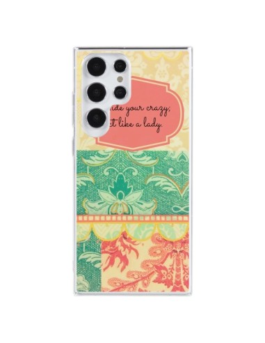 Cover Samsung Galaxy S23 Ultra 5G Hide your Crazy, Act Like a Lady - R Delean