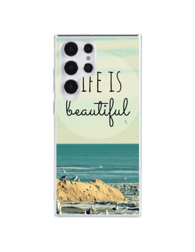 Cover Samsung Galaxy S23 Ultra 5G Life is Beautiful - R Delean