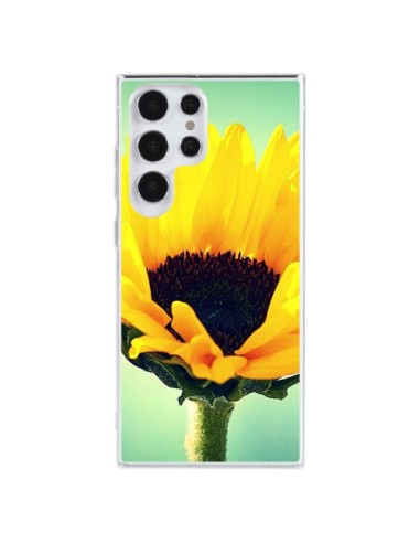 Coque Samsung Galaxy S23 Ultra 5G Tournesol Zoom Fleur - R Delean