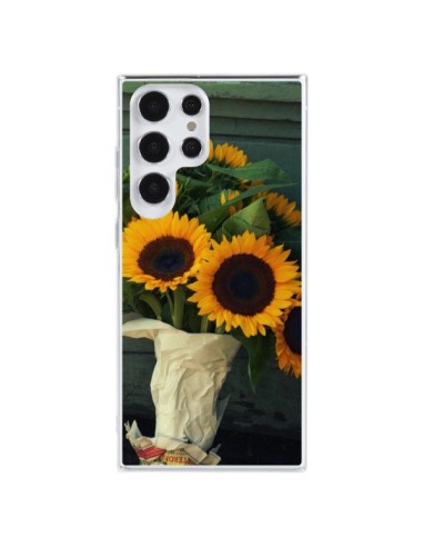 Coque Samsung Galaxy S23 Ultra 5G Tournesol Bouquet Fleur - R Delean