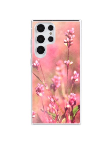 Coque Samsung Galaxy S23 Ultra 5G Fleurs Bourgeons Roses - R Delean