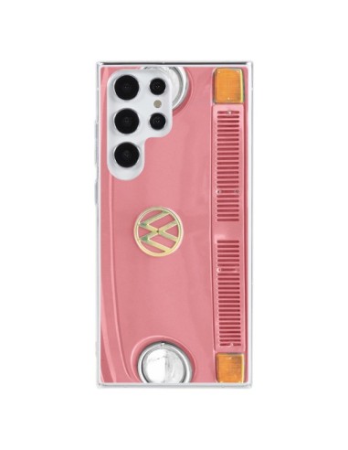 Samsung Galaxy S23 Ultra 5G Case Groovy Van Hippie VW Pink - R Delean