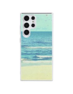 Coque Samsung Galaxy S23 Ultra 5G Life good day Mer Ocean...