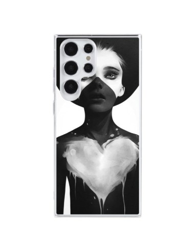 Coque Samsung Galaxy S23 Ultra 5G Fille Coeur Hold On - Ruben Ireland