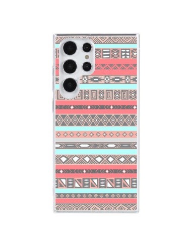 Cover Samsung Galaxy S23 Ultra 5G Azteco Aztec Rosa Pastello - Rex Lambo