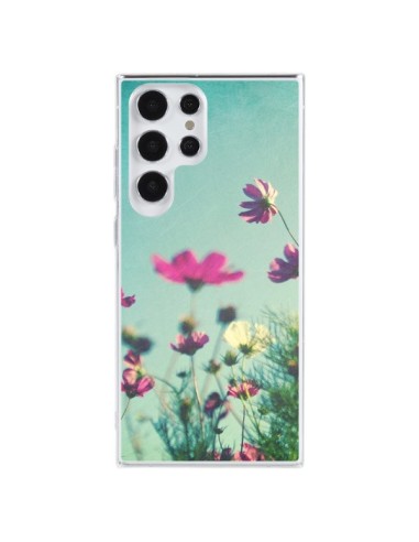 Coque Samsung Galaxy S23 Ultra 5G Fleurs Reach for the Sky - Sylvia Cook