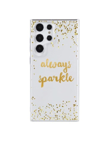 Coque Samsung Galaxy S23 Ultra 5G Always Sparkle, Brille Toujours Transparente - Sylvia Cook