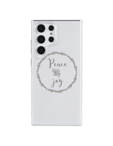 Cover Samsung Galaxy S23 Ultra 5G Peace and Joy, Pace e Gioia Trasparente - Sylvia Cook