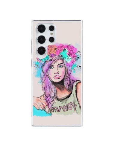 Coque Samsung Galaxy S23 Ultra 5G Femme Mannequin Barbara Palvin - Sara Eshak