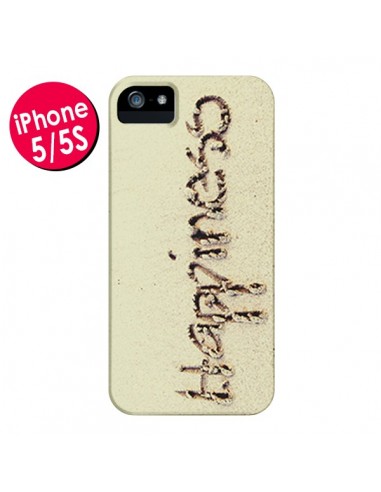 Coque Happiness Sand Sable pour iPhone 5 et 5S - Mary Nesrala