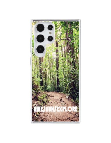 Coque Samsung Galaxy S23 Ultra 5G Hike Run Explore Paysage Foret - Tara Yarte