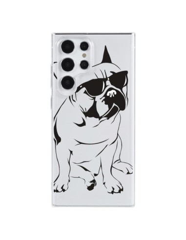 Coque Samsung Galaxy S23 Ultra 5G Chien Bulldog Dog Transparente - Yohan B.
