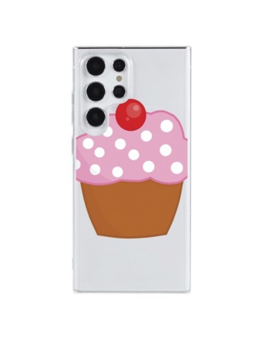 Samsung Galaxy S23 Ultra 5G Case Cupcake Cherry Clear - Yohan B.