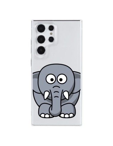 Coque Samsung Galaxy S23 Ultra 5G Elephant Animal Transparente - Yohan B.