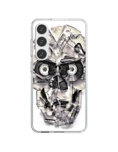 Coque Samsung Galaxy S23 5G Tape Skull K7 Tête de Mort - Ali Gulec